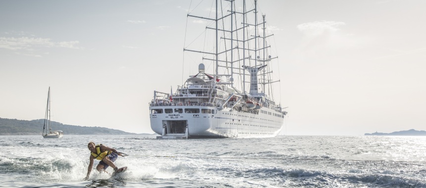 Водные развлечения на круизном судне Club Med 2