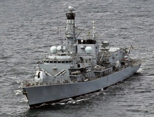 Guided missile frigate HMS Sutherland (F81) 1