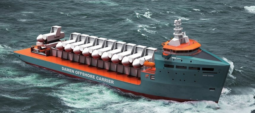 Концепт многофункционального судна для транспортировки нестандартных грузов