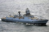 Guided missile destroyer INS Chennai (D65)