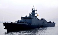 Large patrol craft BNS Durgam (P 814)