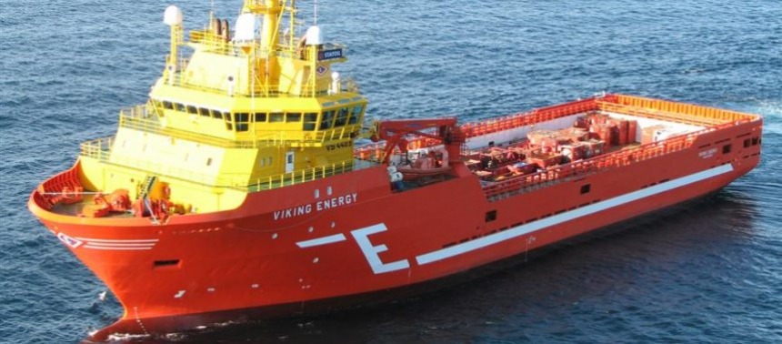 Газоход судно-снабжения морских добывающих платформ Viking Energy