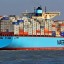 Container ship Emma Maersk - the largest cargo ship in the world