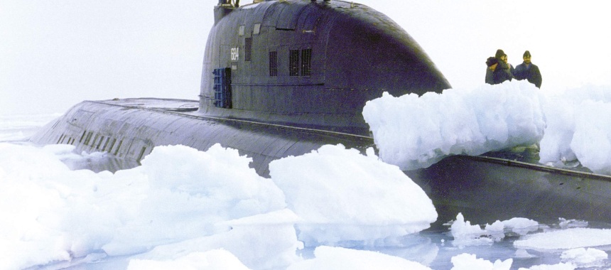 Подводная лодка проекта 705 Лира во льдах