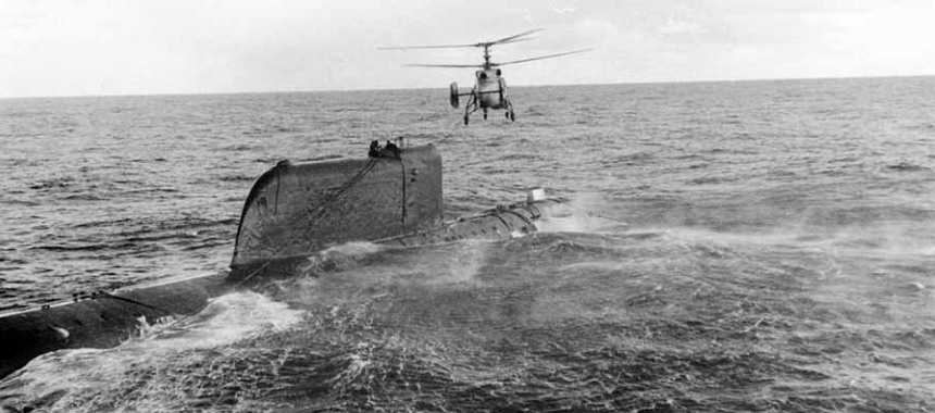 Спасение подводников на лодке проекта 658. Тренировка