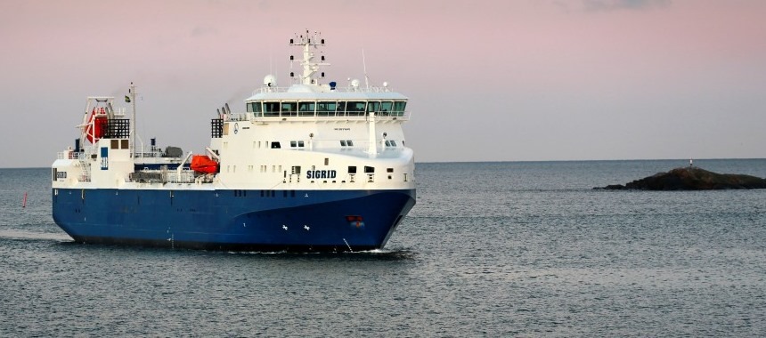 Специальное судно «Sigrid» для перевозки ядерных отходов