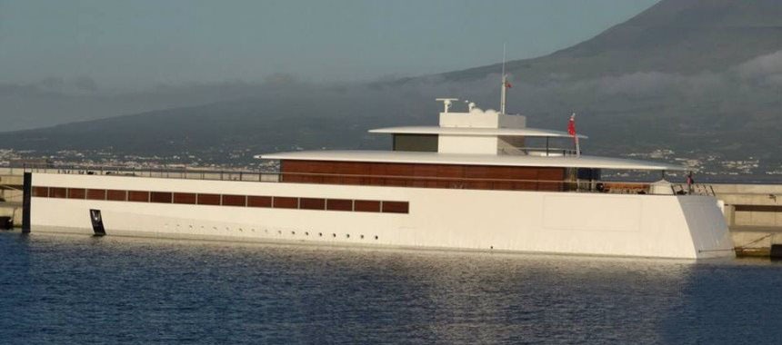 The yacht of Steve Jobs is completed