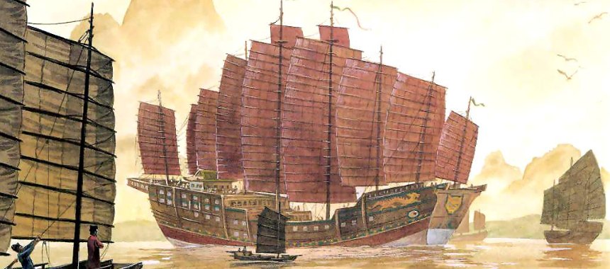 Флагманский корабль китайского адмирала Чжэн Хэ