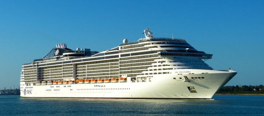 Новый круизный лайнер «MSC Splendida» для компании «MSC Cruise»