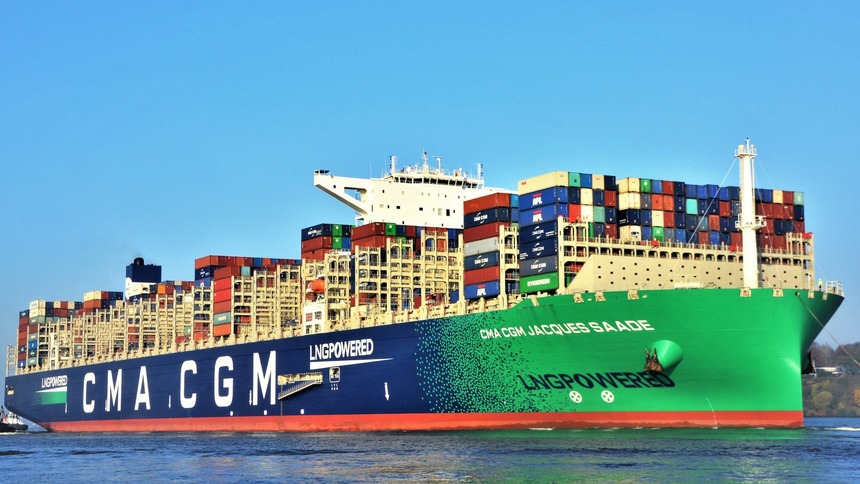 container ship CMA CGM Jacques Saade