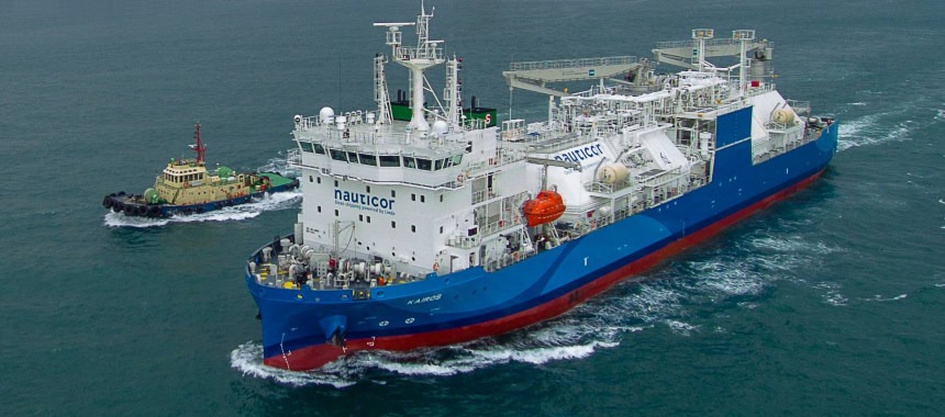 Крупнейшее в мире судно-бункеровщик СПГ «Кайрос»