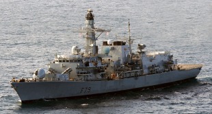 Guided missile frigate HMS Portland (F79) 0
