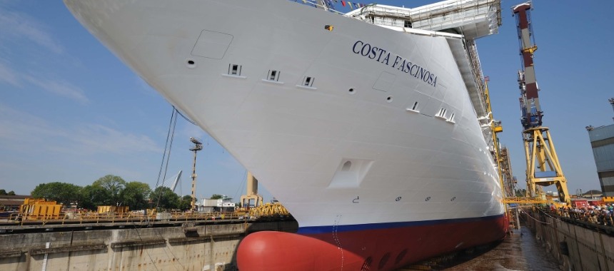Строительство лайнера Costa Fascinosa