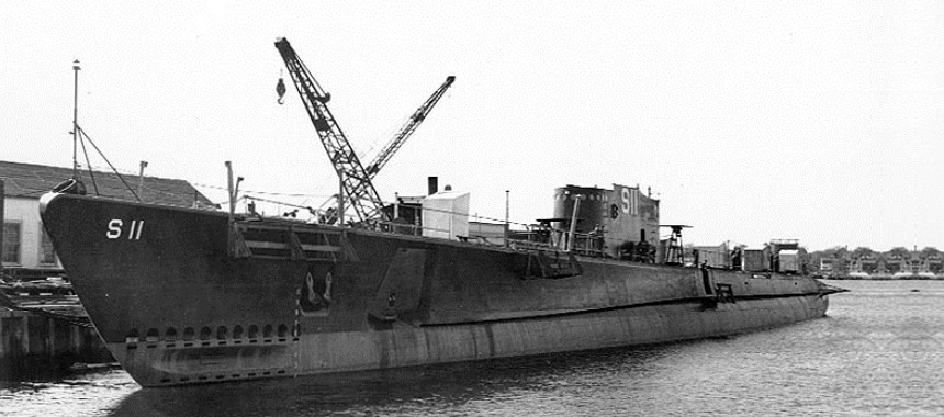 Подводная лодка USS Squalus на Портсмутской верфи