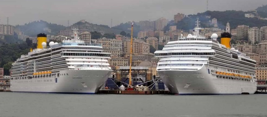 Новые пассажирские лайнеры «Costa Pacifica» и «Costa Luminosa» круизной компании «Costa Cruises»