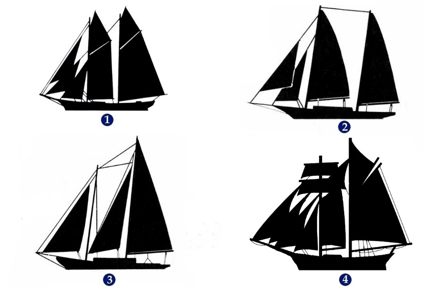 Двощоглові шхуні (Two masted schooner)