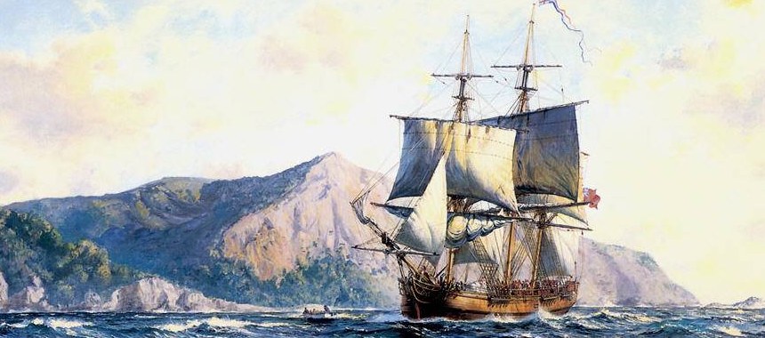 Парусник HMS Bounty