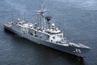Guided missile frigate USS Copeland (FFG-25)