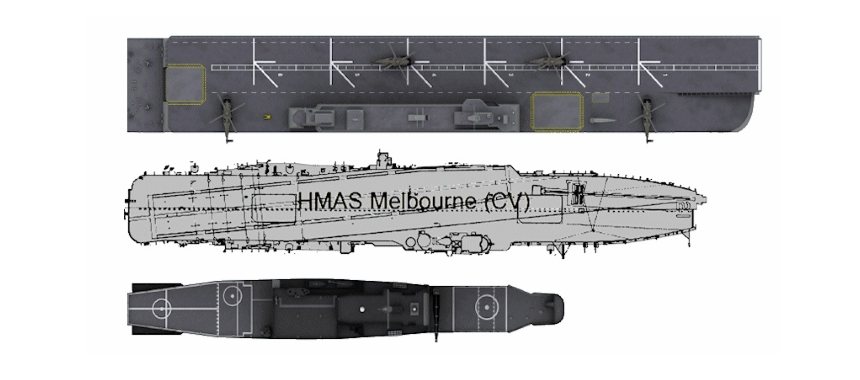 Сравнение авианосца HMAS Melbourne с ДВКД Канберра
