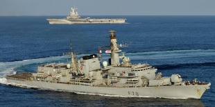 Guided missile frigate HMS Kent (F78) 1