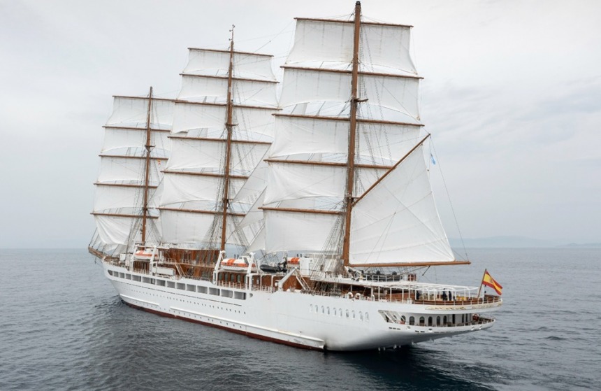 Sailing ship Sea Cloud Spirit