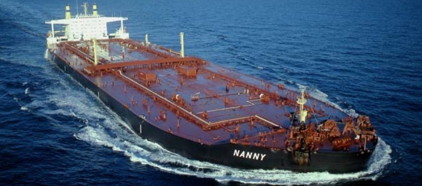 Самое широкое судно в мире шведский супертанкер «Nanny»