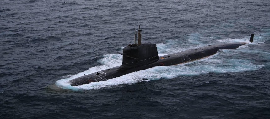 Первая торпедная субмарина ВМС Индии INS Kalvari (S50)
