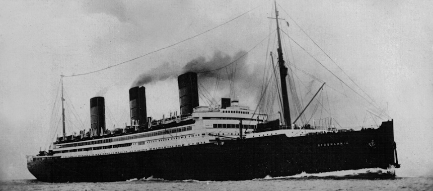 Океанское пассажирское судно RMS Berengaria