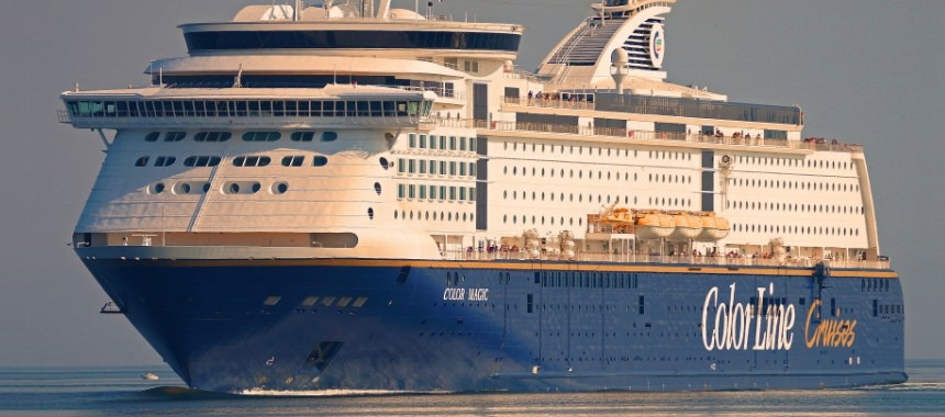 The cruise ship Color Magic of the Color Line