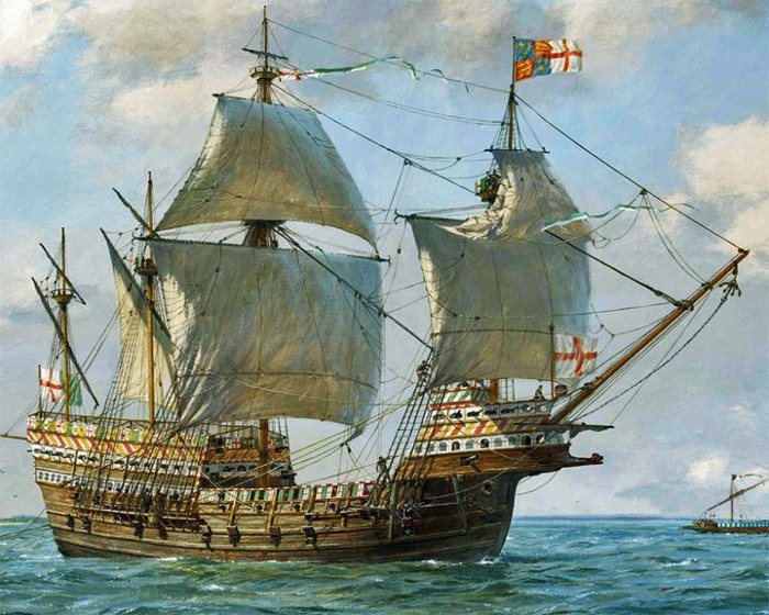 Парусник HMS Mary Rose