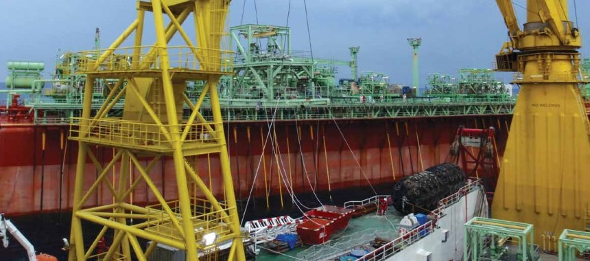Конверсия танкера в нефтедобывающую плавучую установку