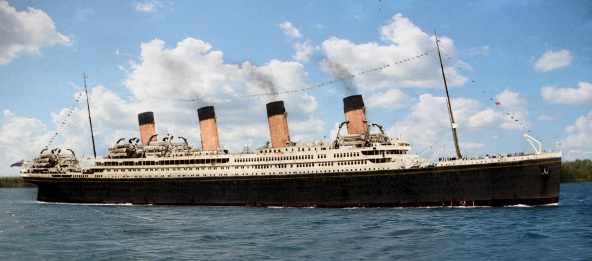 Океанский лайнер «Британик» - последний из серии «Олимпик»