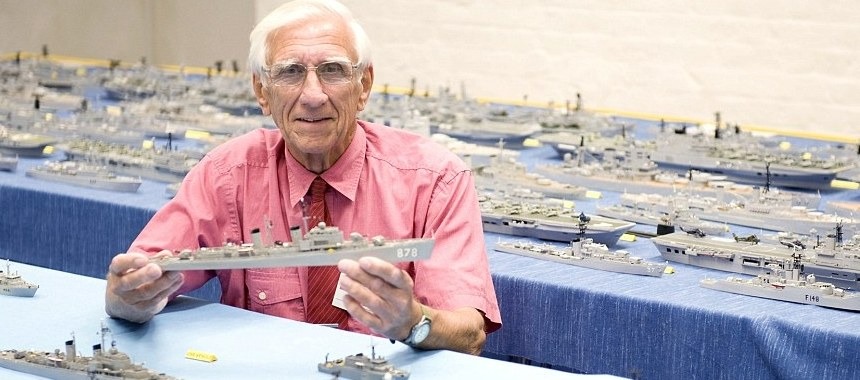 Огромная коллекция моделей кораблей или «спичечный флот»