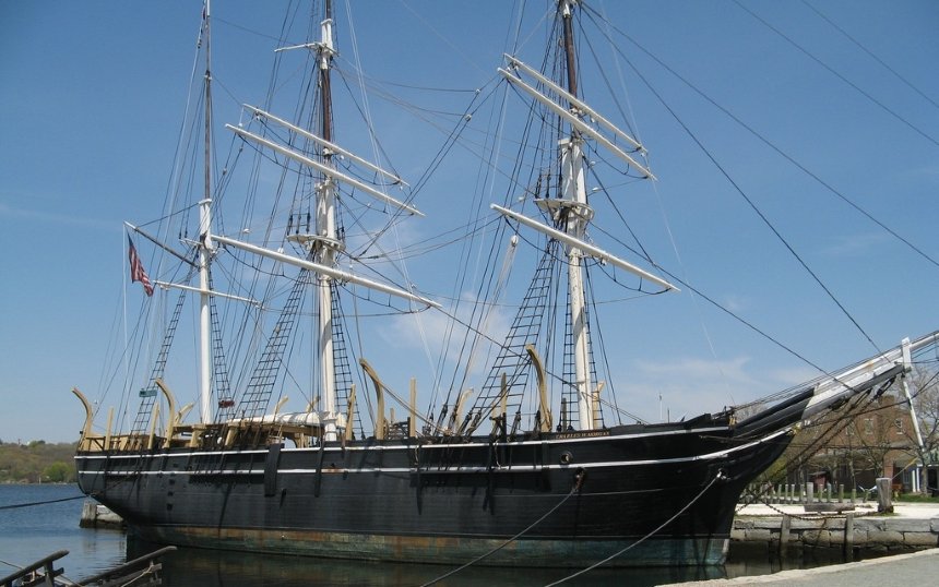 Корабль музей Charles F. Morgan в штате Коннектикут