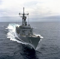 Guided missile frigate USS Wadsworth (FFG-9)