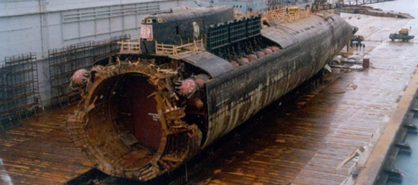 Утилизация субмарины Курск