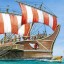 Корабли древних греков (пентеконторы, биремы, триеры)