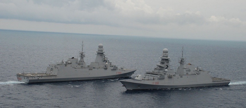 Новейшие корабли ВМС Франции и ВМС Италии