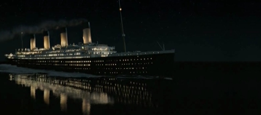Титаник перед столкновением