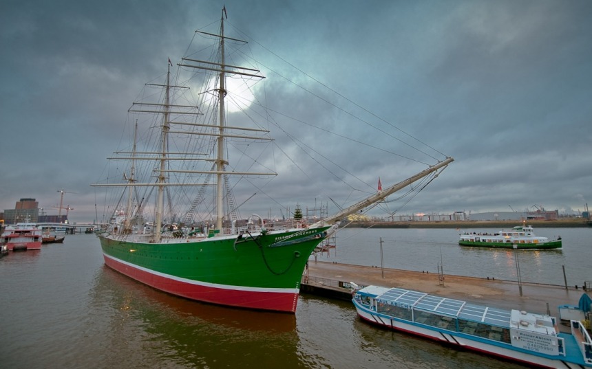 Славный корабль-музей Rickmer Rickmers