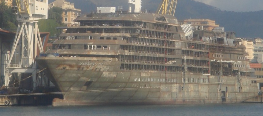 Строительство лайнера Seabourn Quest