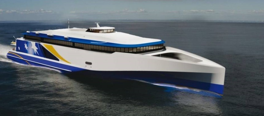 Тримаран нового поколения судостроительной компании «Austal»