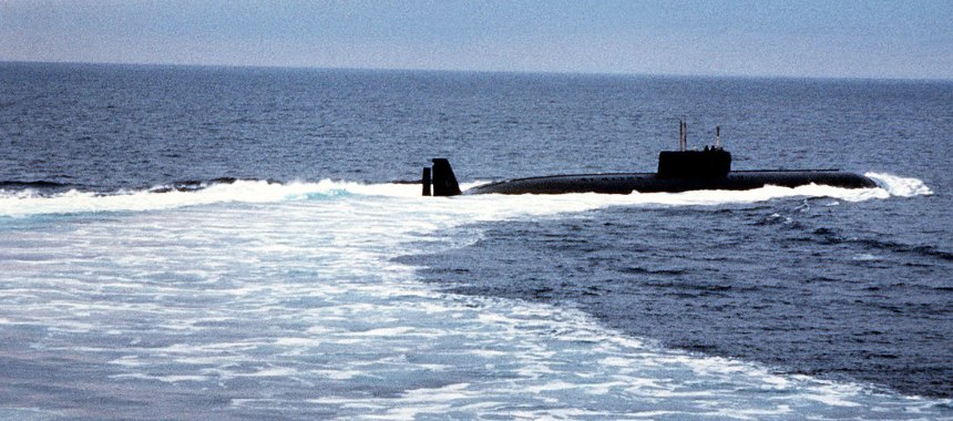 Атомная субмарина проекта 661 класса Papa, октябрь 1983 года