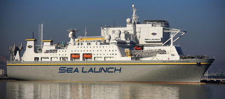 Sea Launch Commander единственное в мире судно