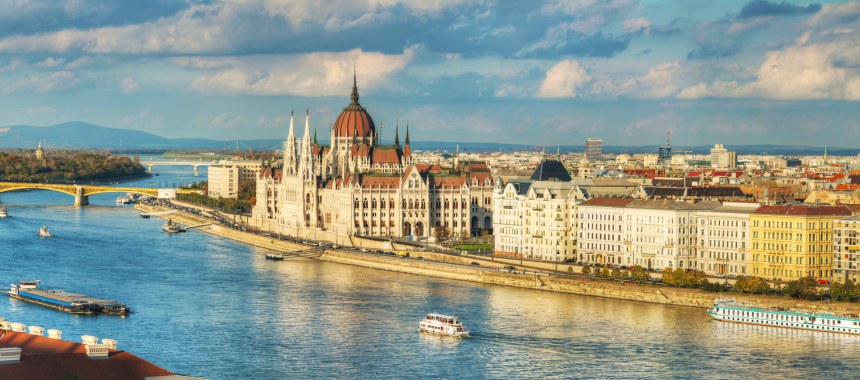 Дунай в Будапеште
