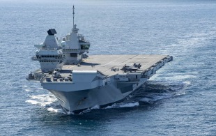 Aircraft carrier HMS Queen Elizabeth (R 08) 1