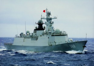 Guided missile frigate Yulin (569) 2