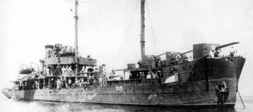 Первое десантное судно Красная Абхазия класса Elpidifor