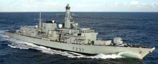 Guided missile frigate HMS Westminster (F237) 1