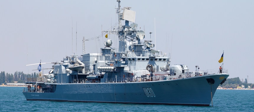 Фрегат ВМС ВС Украины Гетман Сагайдачный проект 1135.1